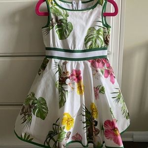 White Monnalisa special edition Jungle Book print